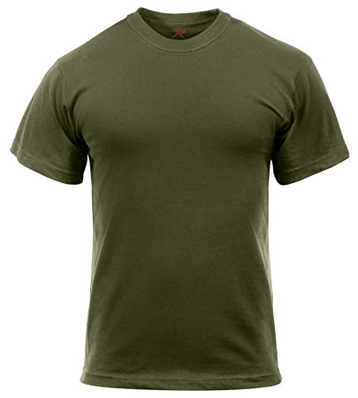 Rothco Solid Color Cotton/Polyester Blend Military T-Shirt