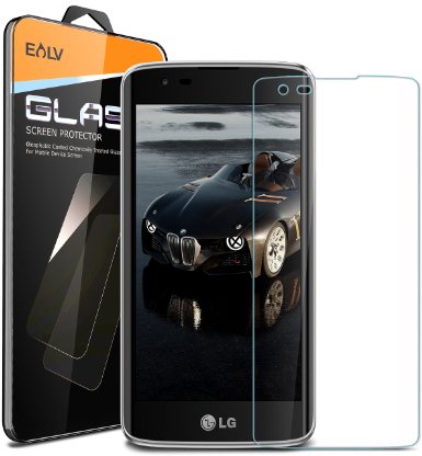 LG K7 / LG K8 Screen Protector, E LV LG K7 / LG K8 ANTI-SHATTER Tempered Glass Screen Protector Scratch Free Ultra Clear HD Screen Guard for LG K7 / LG K8
