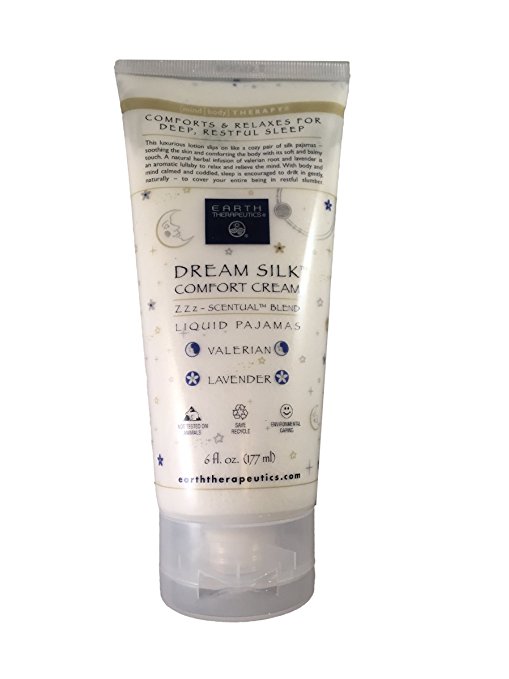 Earth Therapeutics Dream Silk Comfort Cream Liquid Pajamas 6 Oz