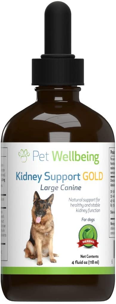 Pet Wellbeing Kidney Support Gold For Dogs - Natural Support For Canine Kidney Health ()