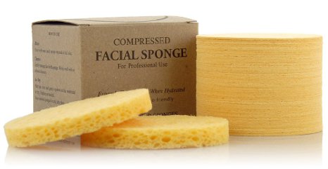 Appearus Compressed Cellulose Facial Sponges 50 Count