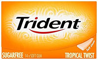 Trident Sugar Free Tropical Twist Soft Gum