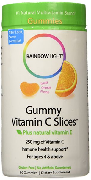 Vitamin C Slices Gummies Rainbow Light 90 Chewable