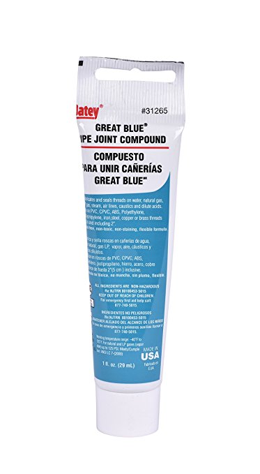 Oatey 31265 Great Blue Pipe Joint Compound, 1 fl.Ounce