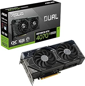 ASUS Dual GeForce RTX™ 4070 Ti Super OC Edition (PCIe 4.0, 16GB GDDR6X, DLSS 3, HDMI 2.1a, DisplayPort 1.4a, 2.56-Slot Design, Axial-tech Fan Design, 0dB Technology, Auto-Extreme Technology)