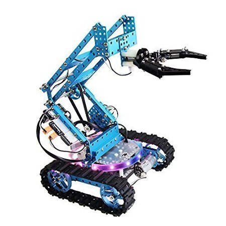Makeblock Ultimate Robot Kit - Premium Quality - 10 Diffrent Configurations - STEM Education - Arduino - Scratch 2.0 - Programmable Robot Kit for Kids to Learn Coding, Robotics and Electronics - Blue
