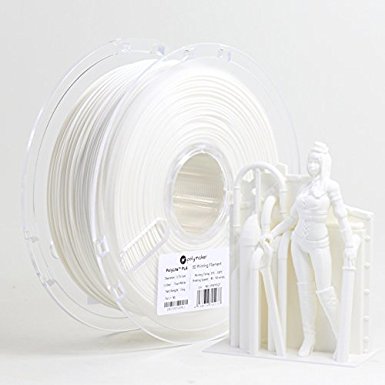 PolyLite 3D Printer Filament, PLA Filament, 1.75 mm Filament, 1Kg (2.2lb), White
