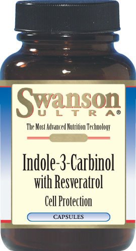 Indole-3-Carbinol with Resveratrol 200 mg 60 Caps