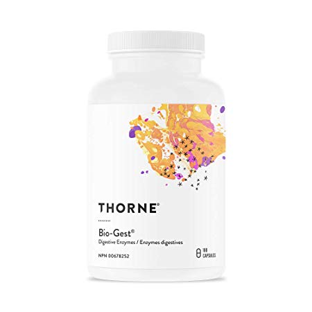 Thorne Research - Bio-Gest - Blend of Digestive Enzymes to Aid Digestion - 180 Capsules