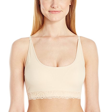 Mae Women's Scoopneck Bralette with Lace (for A-C Cups)