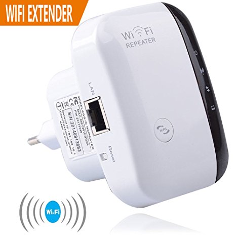 WiFi Extender Dual Band 300Mbps Fast Speed Long Range Wi-Fi Covering Wireless Repeater Booster