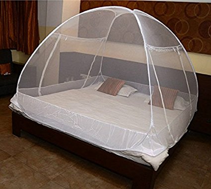 Classic Mosquito Net Classic Foldable Mosquito Net (White-Premium) (Size-Double)