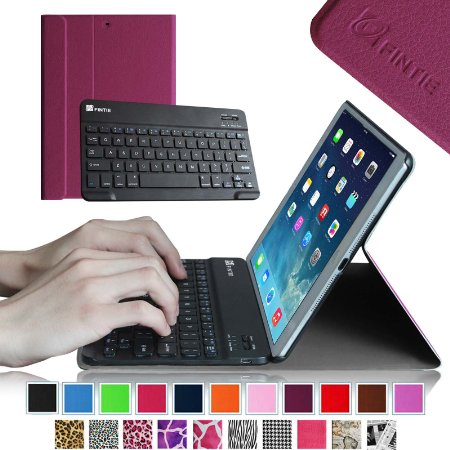 Fintie iPad mini 123 Keyboard Case - Blade X1 Ultra Slim Shell Lightweight Cover with Magnetically Detachable Wireless Bluetooth Keyboard for iPad mini 3  iPad mini 2  iPad mini 1 Purple