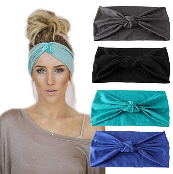 LOLIAS Multi-Style Headband for Fitness Sports Running Workout Yoga Women's Hair Band Wide Stretchy