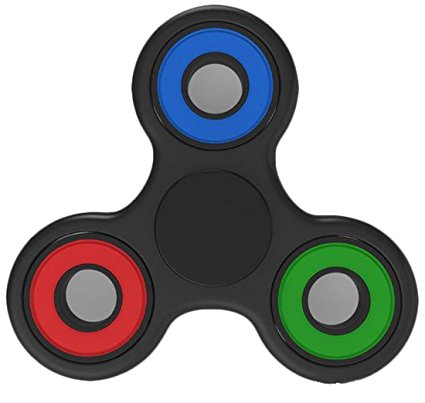 Fidget Hand Spinner EDC Focus Toy High Speed Tri-Spinner Stress Reducer With Premium Bearing - Perfect For ADD, ADHD, Anxiety, and Autism