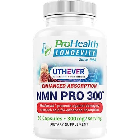 ProHealth Longevity NMN Pro 300 Enhanced Absorption 300 mg 60 capsules