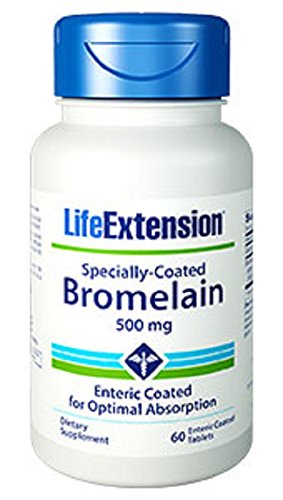 Life Extension Specially-Coated Bromelain 500 Mg, 60 tablets