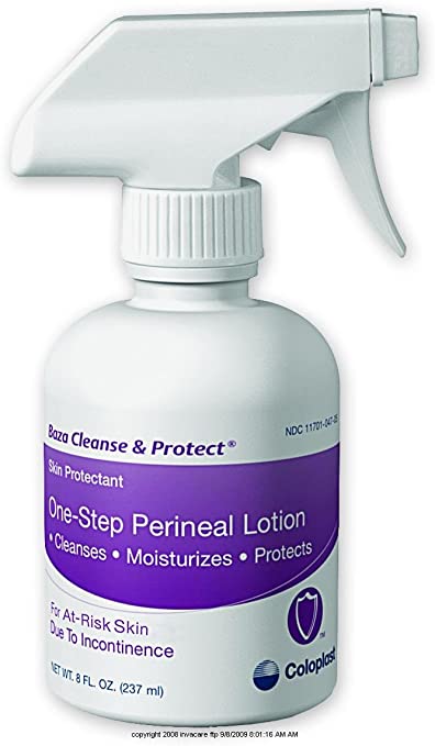 Baza Cleanse and Protect - All in one perineal lotion - 8 oz. spray bottle
