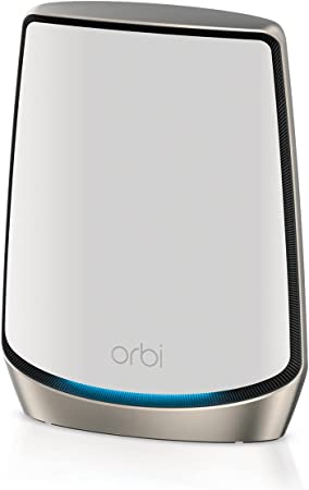 NETGEAR Orbi Tri-Band WiFi 6 Router (RBR860S), Coverage up to 2,700 sq. ft, 100 Devices, 10 Gig Internet Port, Free Armor Security, Expandable to Create A Mesh System, AX6000 802.11 AX (Up to 6Gbps)