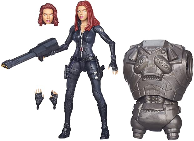 Captain America Marvel Legends Black Widow Figure 6 Inches