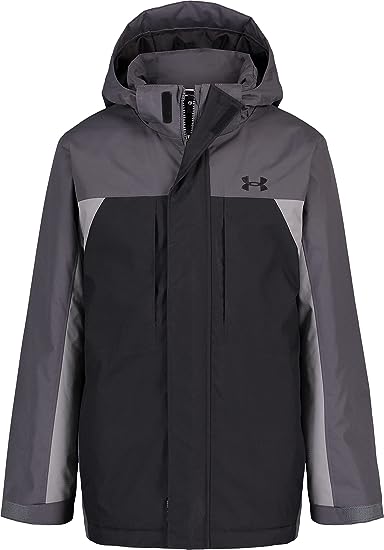 Under Armour Boys' Westward 3-in-1 Jacket, Removable Hood & Liner, Windproof & Water Repellant