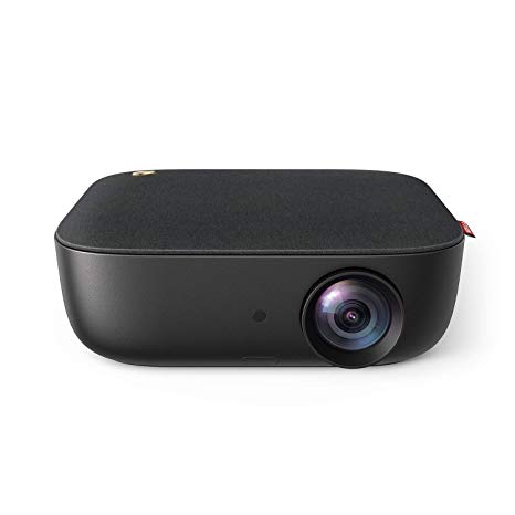 Nebula by Anker Prizm II 200 ANSI Lumens Full HD 1080p LED Multimedia Projector, 40 to 120 Inch Image Movie Projector, Dual Speakers, Keystoning, Video Projector, Fire TV, HDMI, & USB Connectivity