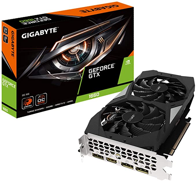 Carte Graphique Nvidia Gigabyte GeForce GTX1660 OC 6Go GDDR5 PCI-E