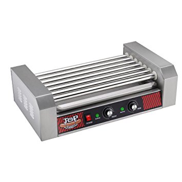 Great Northern Commercial Quality 18 Hot Dog and 7 Roller Grilling Machine, 1400-Watt