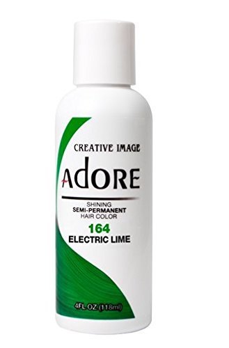 Adore Shining Semi Permanent Hair Colour, 164 Electric Lime