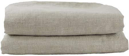 Hotel Sheets Direct 100% French Flax Linen Duvet Cover (King, Natural)