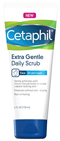 Extra Gentle Daily Scrub (Pack of 2) - Gently Exfoliates & Cleanses Without Over-drying - For All Skin Types - Non-Irritating & Hypoallergenic - Suitable For Sensitive Skin 6 oz