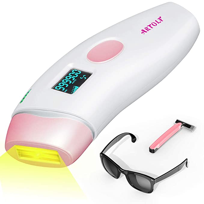 IPL Hair Removal for Women and Men Permanent Painless Laser Hair Removal System 999,900 Flashes At-Home Hair Remover Treatment for Whole Body