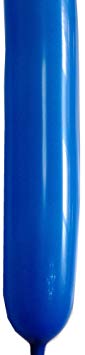 Rimobul Solid Color Twisting Balloons - Pack of 100 (Blue)