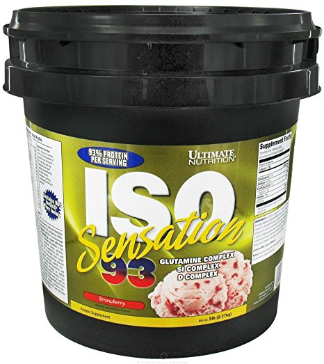 Nutrition ISO Sensation 93 Strawberry -- 5 lbs