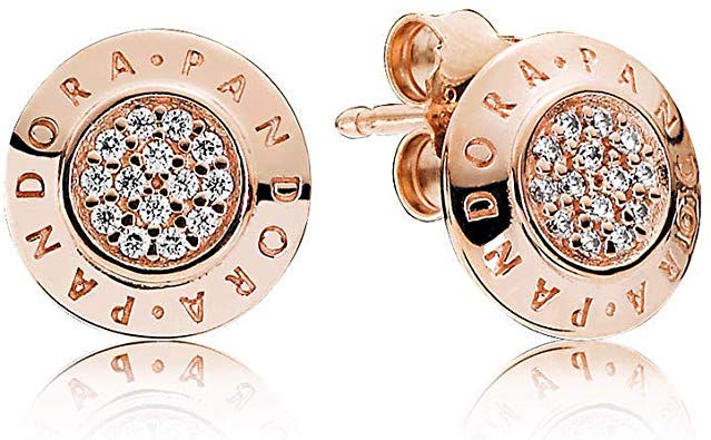 Pandora Signature Rose Gold One Size Earring 280559CZ