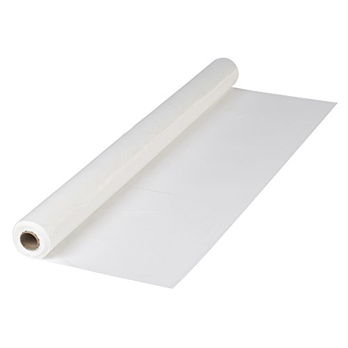 Hoffmaster 470-000 Plastic Disposable Tablecover Roll, White