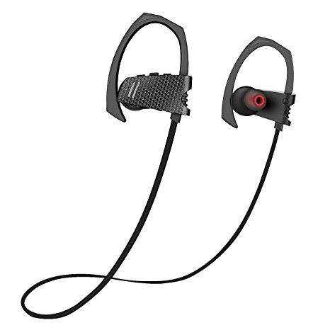 TIHON Bluetooth Headphones 4.1 Wireless Earbuds with Mic Sport Stereo Headset Noise Cancelling Neckband IPX5 Sweatproof Earphones