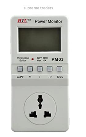 HTC Instrument PM-03 Energy Meter, Energy Metering, Power Guard, Monitor, Kill A Watt
