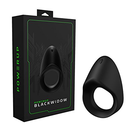 Black Widow Rechargeable Vibrating Cock Ring