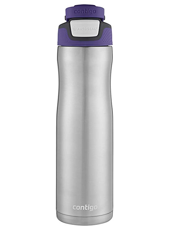 Contigo AUTOSEAL Chill Stainless Steel Water Bottle, 24 oz, Grapevine