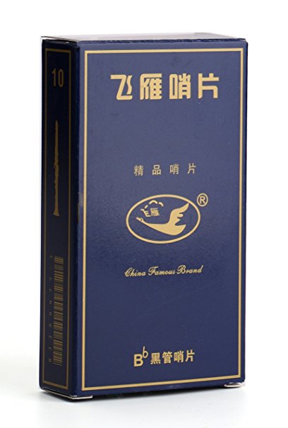 Foraineam 10 Pieces Bb Clarinet Traditional Reeds (Strength 2.0)