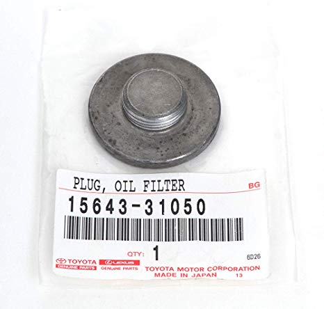 Toyota 15643-31050 - Plug Oil Filter Dra