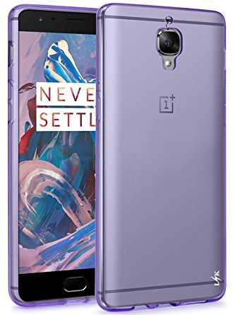 OnePlus 3 Case, LK Ultra [Slim Thin] Scratch Resistant TPU Gel Rubber Soft Skin Silicone Protective Case Cover for OnePlus 3 (Purple)