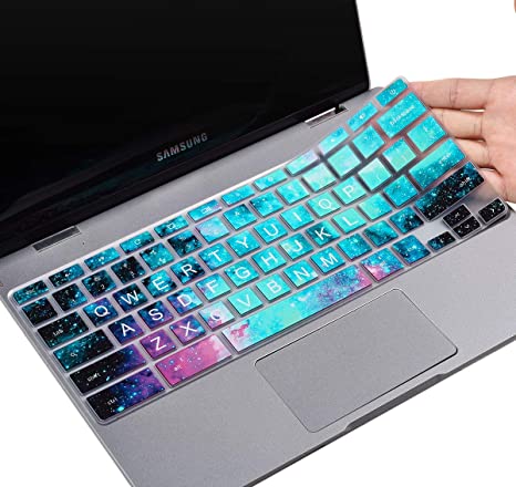 Keyboard Cover for Samsung Chromebook 4  15.6" XE350XBA-K01US XE350XBA-K03US XE350XBA-K05US/Chromebook 4 XE310XBA-K01US XE310XBA-K01US XE310XBA-K02US XE310XBA-K03US 11.6 (Upper Case, Galaxy)