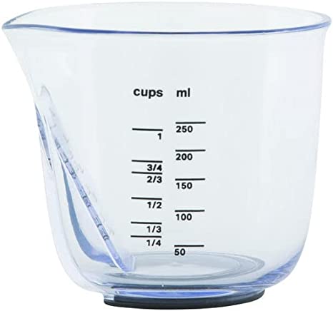 KitchenAid Universal Easy View Angled Measuring Cup, Small, Clear