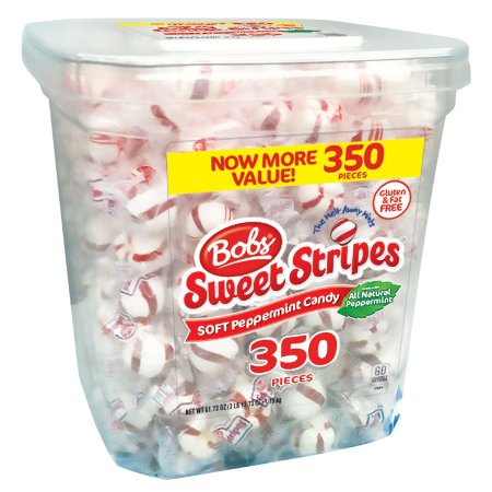 Bobs Sweet Stripes Soft Peppermint Balls 350 ct