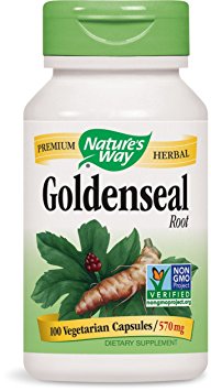 Nature's Way Goldenseal Root 570 mg (100 Capsules)