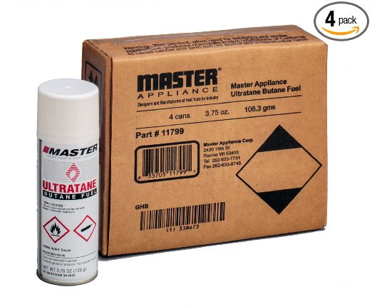 Master Appliance Ultratane Butane, 3.75 oz, 106 grams (Pack of 4)