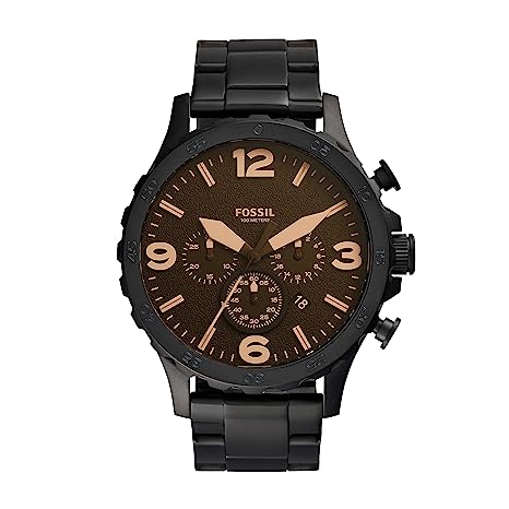 Fossil Men's Nate Stainless Steel Quartz Chronograph Watch