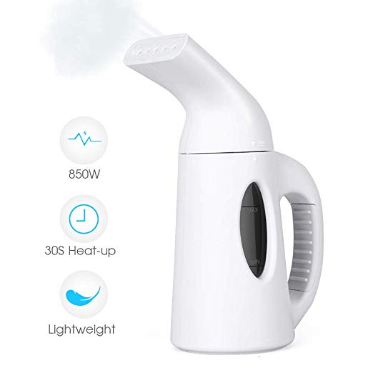 LARMHOI Handheld Steamer for Clothes, 850W Portable Travel Steamer with Steam/Soften/Clean/Sterilize, 30s Heat-Up, Garment Steamer Iron for Kinds of Fabrics, Perfect for Home and Travel